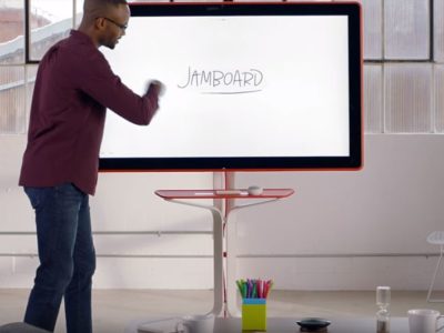 Google whiteboard “JamBoard”- video review